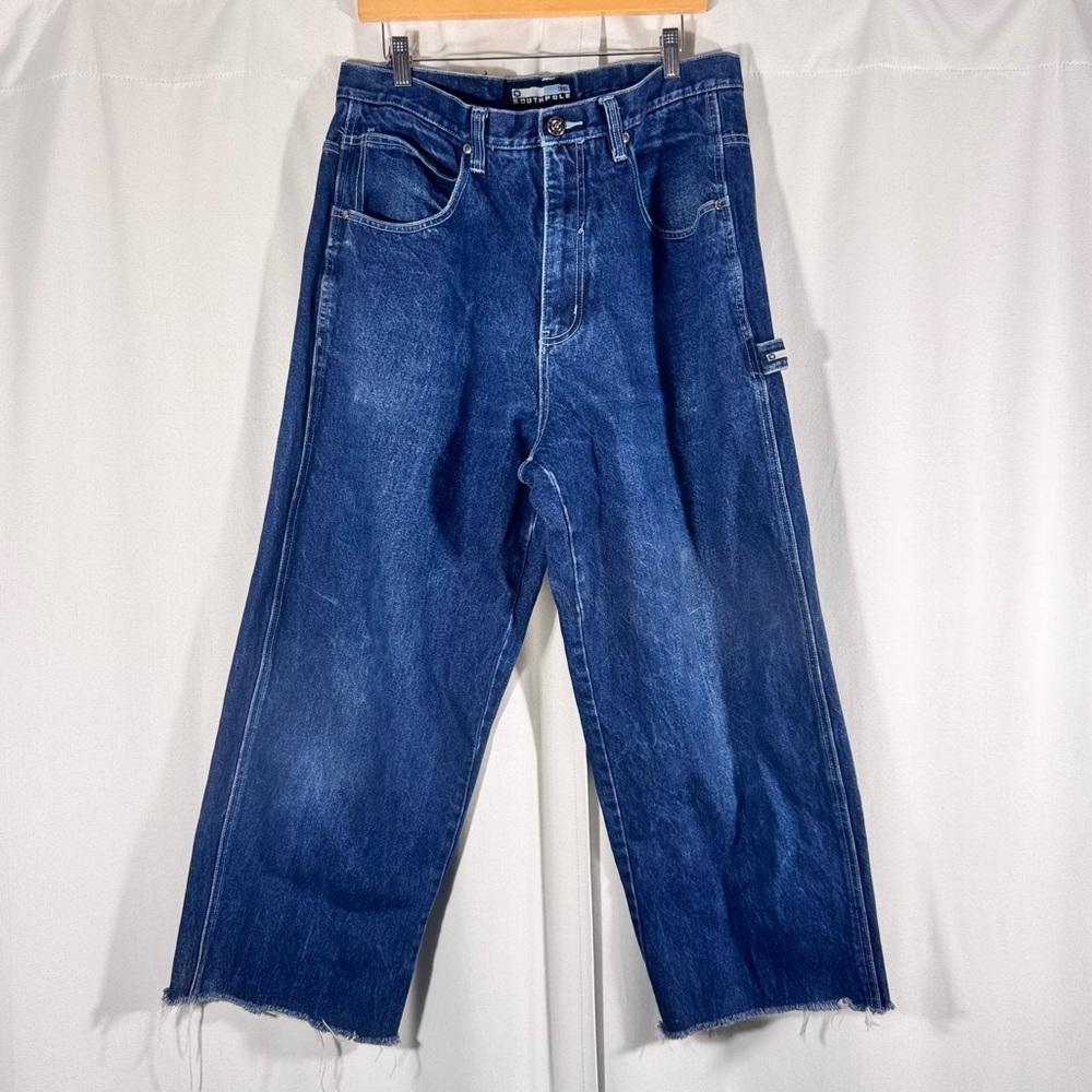 Vintage Southpole Baggy Denim Cropped Jeans